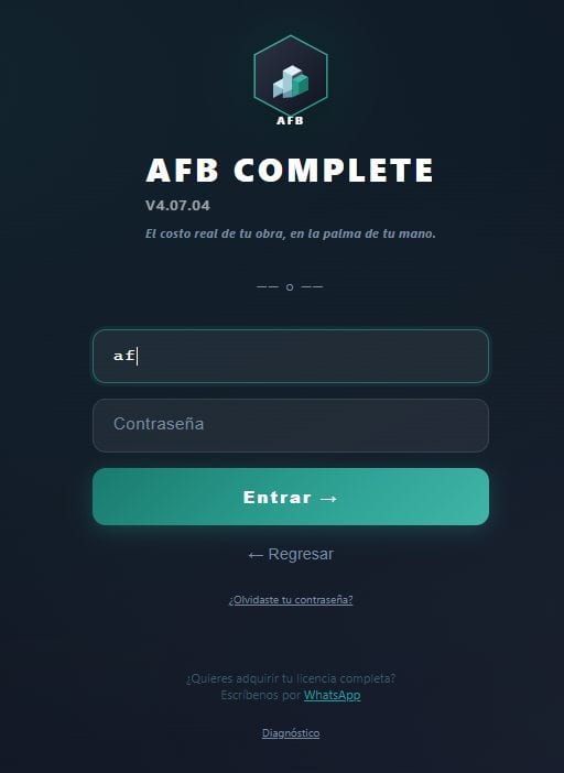 AFB Complete — inicio